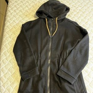 Zyia zipper long hoodie